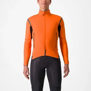 Veste manches longues castelli perfetto ros 2 orange pas cher