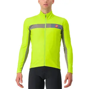 Veste Castelli Mortirolo 6S GORE-TEX INFINIUM lime électrique gris - XL pas cher