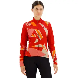 Comparateur de prix : Maillot Castelli Tropicale manche longue rouge multicolore femme - M