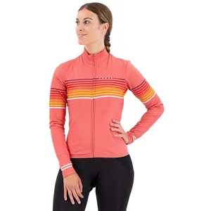 Maillot Castelli Ottanta manche longue vieux rose femme - M pas cher