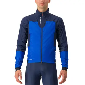 Vestes manches longues castelli fly thermal bleu