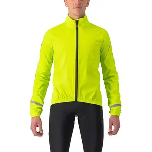 Castelli - Emergency 2 Rain Jacket - Veste de cyclisme taille M, jaune pas cher