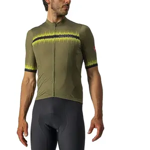 Maillot Castelli Grimpeur manche courte vert mousse - M