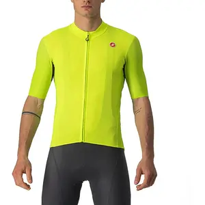 Maillot Castelli Endurance Elite manche courte vert lime électrique - M