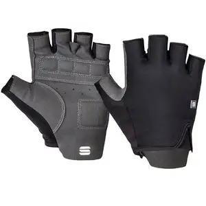 Gants courts sportful matchy noir pas cher