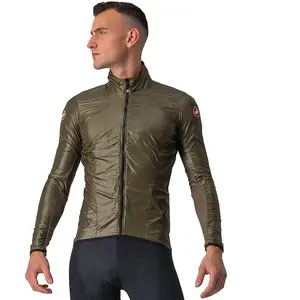Veste fine coupe-vent Castelli Aria Shell marron mousse - 3XL pas cher