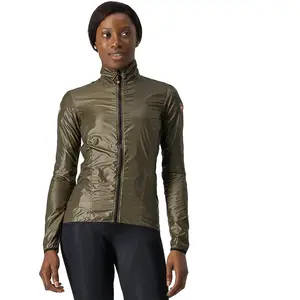Veste fine coupe-vent Castelli Aria Shell marron mousse femme - XL pas cher