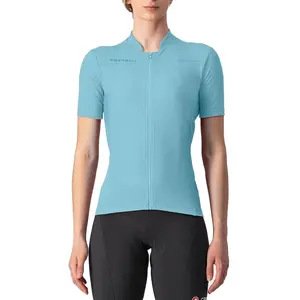 CASTELLI 4520068-498 Anima 3 Jersey Women's Sweatshirt Light Acqua/Aruba Blue L pas cher