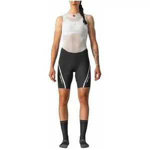 Cuissard sans bretelles Castelli Velocissima 3 noir argenté femme - S pas cher