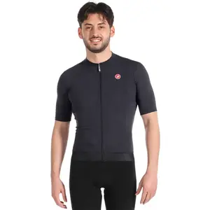Comparateur de prix : CASTELLI FINISSEUR Jersey T-Shirt Men's, Black, S