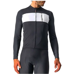 Maillot Castelli Prologo 7 manche longue noir argenté blanc - XL