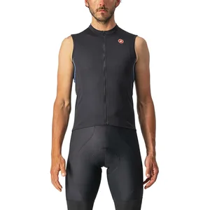 Castelli ENTRATA VI SLESS T-Shirt Homme, Light Black/Light Steel Blue-Pop Orange, S pas cher