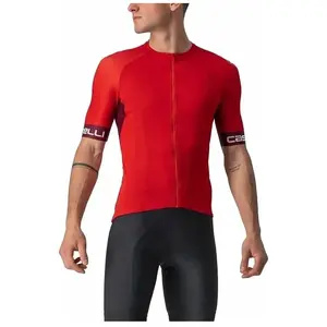 Comparateur de prix : Maillot Castelli Entrata VI manche courte rouge lilas blanc - XXL