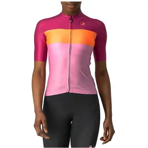 CASTELLI Aero Pro W Jersey T-Shirt Femme, Pink/Coral Flash-Magenta, MVendu paramazon