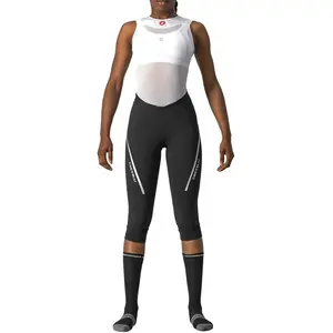 Corsaire sans bretelle femme castelli velocissima 3 noir silver pas cher