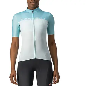 Comparateur de prix : Maillot Castelli Velocissima manche courte bleu céleste femme - S