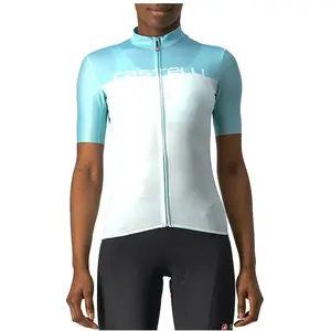 Comparateur de prix : Maillot Castelli Velocissima manche courte bleu céleste femme - M