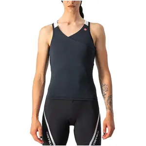 Comparateur de prix : Maillot Castelli Solaris bretelles noir blanc femme - L