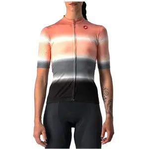 Comparateur de prix : Maillot Castelli Dolce manche courte rose clair noir femme - M
