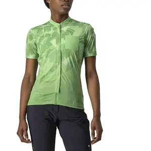 Maillot Castelli Unlimited Sentiero manche courte vert émeraude femme - S pas cher
