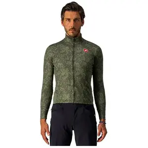 Castelli Unlimited maillot manches longues vert camouflage - XXL pas cher