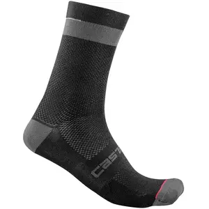 Comparateur de prix : Castelli 4521553 ALPHA 18 SOCK Socks Homme BLACK/DARK GRAY Taille S/M