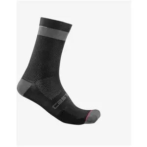 Comparateur de prix : Castelli - Alpha 18 Sock - Chaussettes de cyclisme taille L/XL, noir