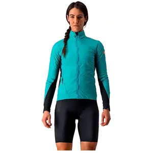 Veste Castelli Puffy Unlimited bleu turquoise noir femme - XS