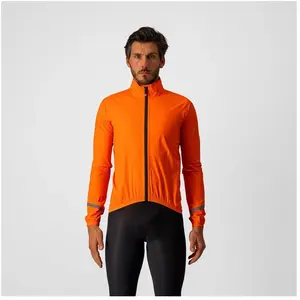 Castelli - Emergency 2 Rain Jacket - Veste de cyclisme taille M, orange pas cher