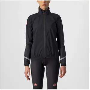Comparateur de prix : Castelli Emergency 2 Rain Jacket - Veste vélo femme Black XL