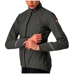Comparateur de prix : CASTELLI 4521550-075 EMERGENCY 2 W RAIN JACKET Women's Jacket Military Green L
