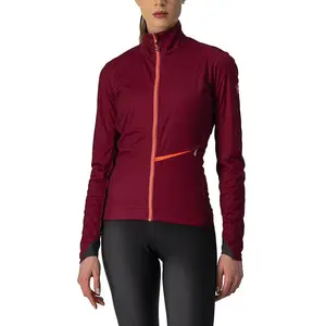 Comparateur de prix : Veste Castelli Go GORE-TEX INFINIUM  rouge foncé rose brillant femme - L