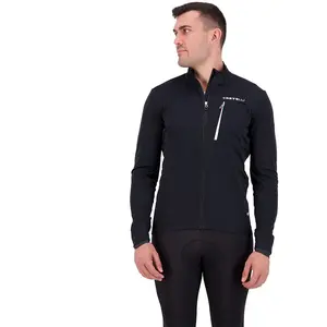 Comparateur de prix : Castelli Go Jacket - Veste vélo homme Light Black / White XL