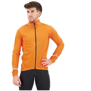 Castelli - Emergency 2 Rain Jacket - Veste de cyclisme taille L, orange pas cher