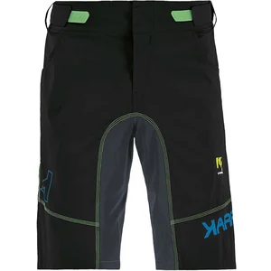 Karpos Ballistic Evo Short - Short VTT homme Black / Ombre Blue / Green Fluo L