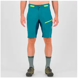 Comparateur de prix : Karpos Val Viola Shorts - Short randonnée homme Hydro / Reflective Pond / Yellow Fluo 3XL