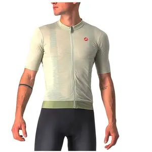 CASTELLI FINISSEUR Jersey T-Shirt Men's, Desert Green, M pas cher
