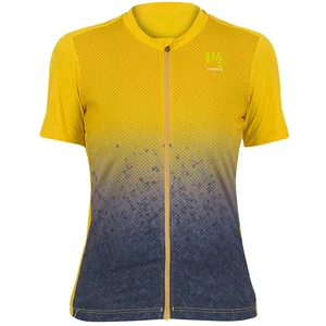 Comparateur de prix : KARPOS 2501096-035 Verve Evo W Jersey T-Shirt Femme Lemon Curry/Ombre Blue Taille L