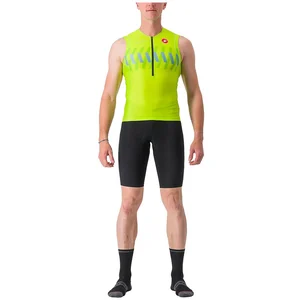 Cuissard sans bretelles Castelli Premio Tri Rosso Corsa noir - XXL pas cher