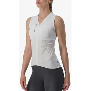 Comparateur de prix : CASTELLI 4523043-065 Anima 4 Sleeveless Women's T-Shirt Ivory/Light Black XS