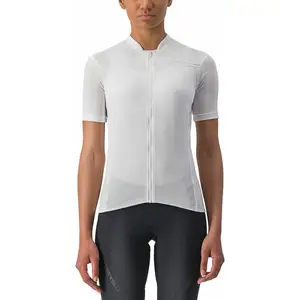 Maillot Castelli Anima 4 manche courte blanc ivoire femme - XL pas cher