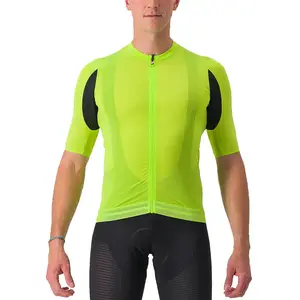 Comparateur de prix : Maillot Castelli Superleggera 3 manche courte vert lime électrique - S