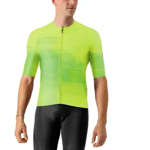 Comparateur de prix : Maillot Castelli Aero Race 6.0 Manches Courtes Jaune Noir, Taille XL