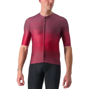 Maillot Castelli Aero Race 6.0 Rosso Corsa manche courte bordeaux - L pas cher