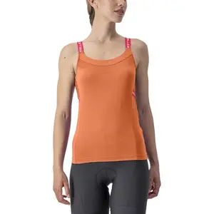 Comparateur de prix : CASTELLI 4523045-866 BAVETTE Top Women's T-Shirt Soft Orange/Hibiscus L