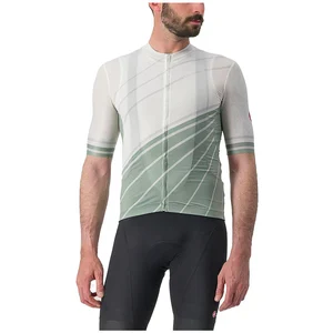 CASTELLI 4523014-065 Speed Strada Jersey Men's T-Shirt Ivory/Defender Green M pas cher