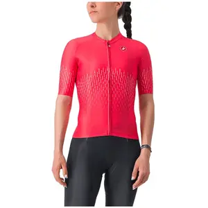 Comparateur de prix : CASTELLI 4523036-081 Aero Pro W Jersey Women's T-Shirt Hibiscus L