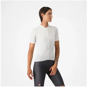 Maillot Castelli Anima 4 manche courte blanc ivoire femme - XS pas cher