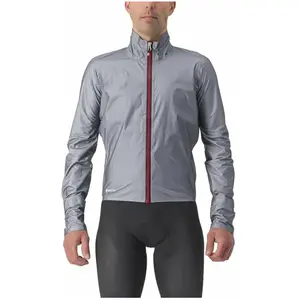 Veste fine imperméable Castelli Tempesta Rosso Corsa GORE-TEX gris - XL pas cher