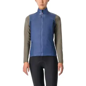 Gilet coupe-vent Castelli Unlimited Puffy bleu intense femme - S